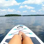 Klimatyzowany Z Sauna W Lesie Z Posesja Na Wylacznosc Mazury 度假居