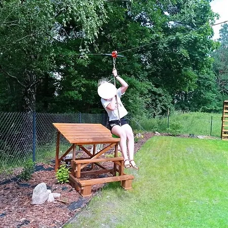 Klimatyzowany Z Sauna W Lesie Z Posesja Na Wylacznosc Mazury 度假居 *