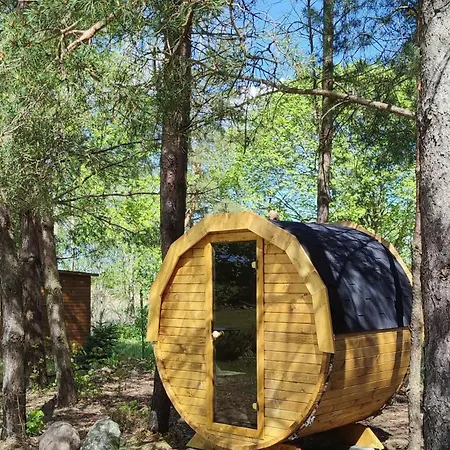 別荘 Klimatyzowany Z Sauna W Lesie Z Posesja Na Wylacznosc Mazury